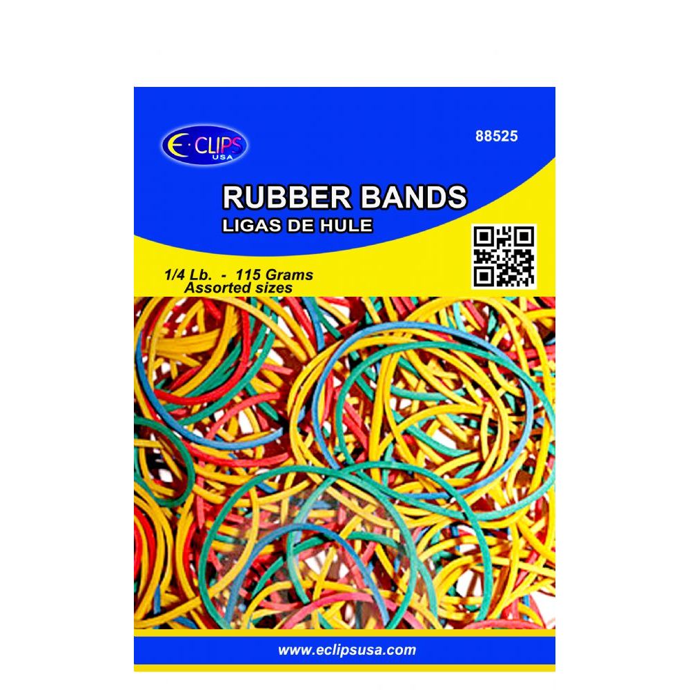 72 Pieces Of Rubber Bands 14lbs Assorted Sizes And Assorted Colors 3 Inners Of 24 Distributor 